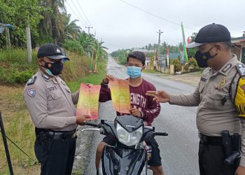 Antisipasi Karhutla, Polsek Kerumutan Sosialisasikan Maklumat Kapolda Riau