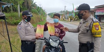 Antisipasi Karhutla, Polsek Kerumutan Sosialisasikan Maklumat Kapolda Riau