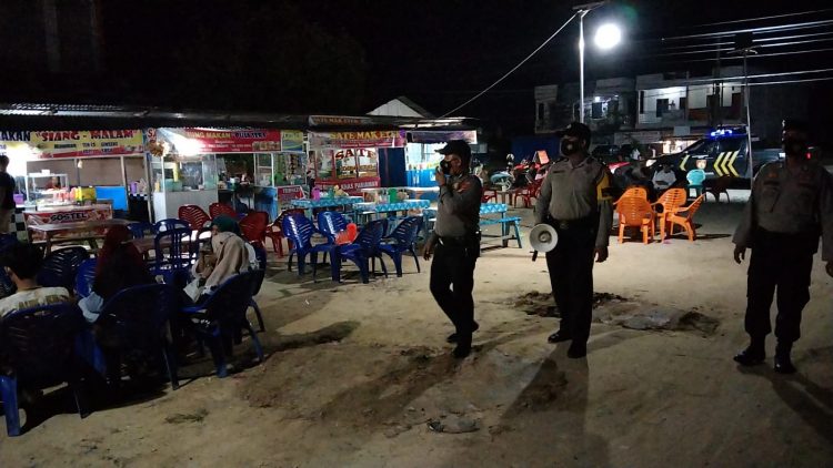 PPKM Level II di Kecamatan Pangkalan Kuras, Polisi Gencarkan Operasi Yustisi