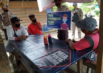 Polsek Teluk Meranti Lakukan Operasi Yustisi di Sejumlah Lokasi