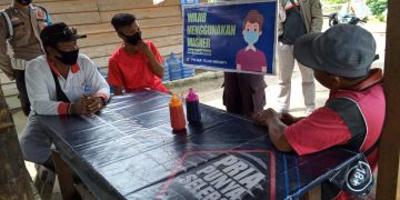 Polsek Teluk Meranti Lakukan Operasi Yustisi di Sejumlah Lokasi