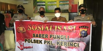 Berikan Kenyamanan Pelayanan Terhadap Masyarakat, Polsek Pangkalan Kerinci Gelar Saber Pungli