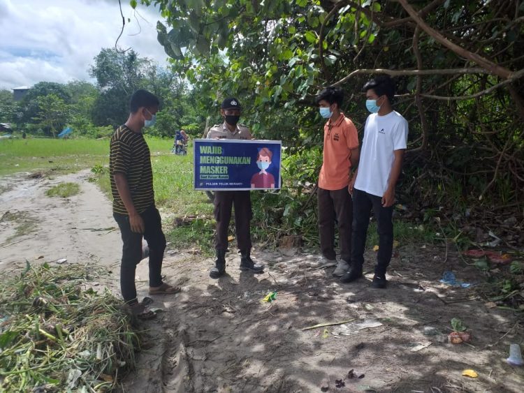 Polsek Teluk Meranti Gelar Operasi Yustisi, Pantai Ogis Jadi Sasaran