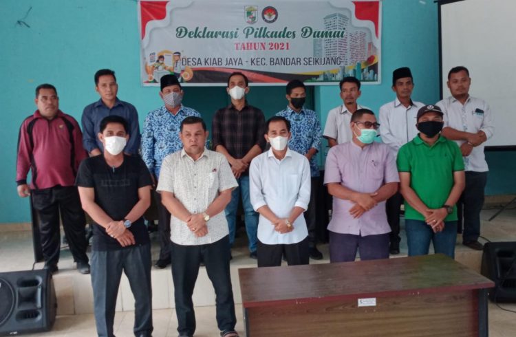 Polsek Bandar Sei Kijang Hadiri Deklarasi Damai Pilkades Kiab Jaya