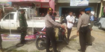 Temukan 7 Pelanggar Prokes Saat Operasi Yustisi di Kecamatan Pangkalan Kerinci, Polisi Berikan Teguran