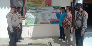Jelang Pelaksanaan Pilkades Polsek Pangkalan Lesung Tingkatkan Patroli