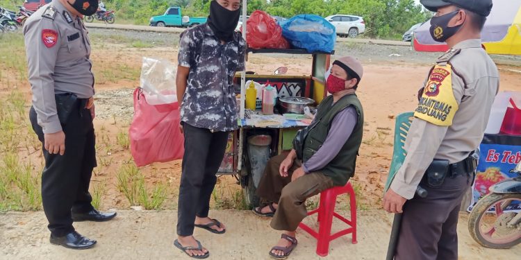 Polsek Pangkalan Lesung Minta Masyarakat Taati Prokes