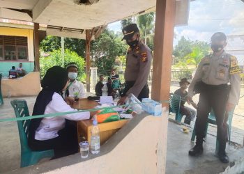 Polsek Ukui Laksanakan Pengamanan Pilkades Serentak 2021