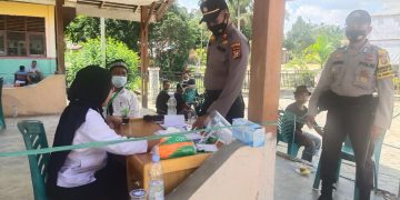 Polsek Ukui Laksanakan Pengamanan Pilkades Serentak 2021