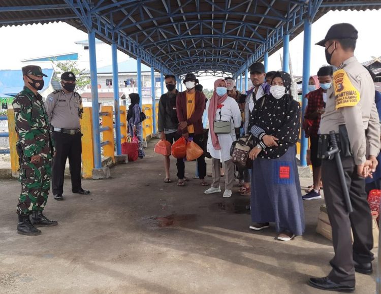 Tingkatkan Penanganan Covid-19, Polsek Kuala Kampar Gencarkan Ops Yustisi