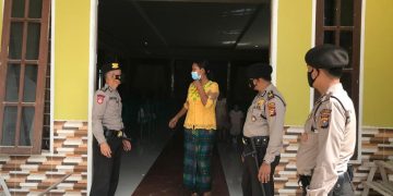 Jamin Keamanan Beribadah, Polsek Pangkalan Kerinci Giatkan Pengamanan di Sejumlah Gereja