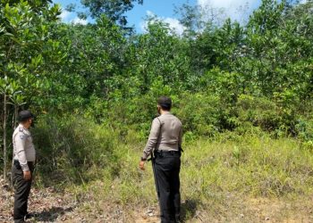 Polsek Pangkalan Lesung Lakukan Patroli ke Lahan yang Rawan Terbakar