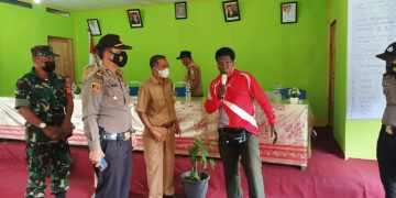 Polsek Kuala Kampar Amankan Deklarasi di Desa Teluk