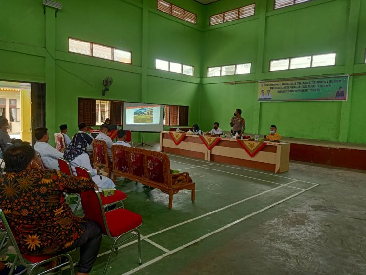 Kapolsek Pangkalan Lesung Sosialisasikan Bahaya Narkoba Kepada Masyarakat