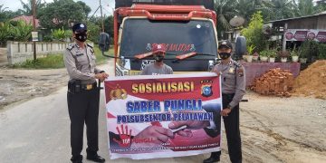 Berantas Pungli, Polsubsektor Pelalawan Tingkatkan Sosialisasi Saber Pungli