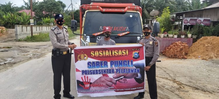 Berantas Pungli, Polsubsektor Pelalawan Tingkatkan Sosialisasi Saber Pungli