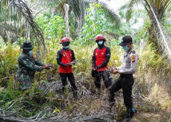 Polisi Teluk Meranti dan Tim Gabungan Lakukan Pemantauan ke Lokasi Rawan Karhutla