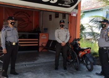Giat KRYD, Polsek Kuala Kampar Lakukan Patroli Menyasar Kantor Pos Indonesia