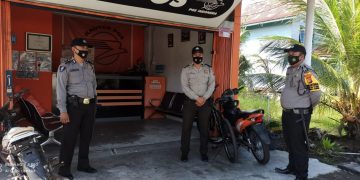 Giat KRYD, Polsek Kuala Kampar Lakukan Patroli Menyasar Kantor Pos Indonesia