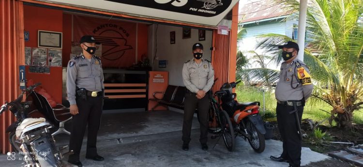Giat KRYD, Polsek Kuala Kampar Lakukan Patroli Menyasar Kantor Pos Indonesia
