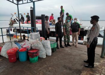 Polsek Kuala Kampar Gelar Operasi Yustisi di Pelabuhan