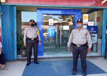 Polsek Langgam Gelar Patroli Antisipasi Aksi C3 dan Imbauan Prokes