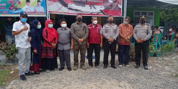 Percepatan Vaksinasi Covid-19, Polsek Bunut Dampingi Kapolda Riau ke Puskesmas Bandar Petalangan