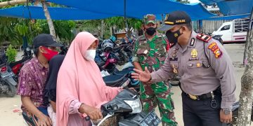 Kapolsek Kerumutan Kerahkan Personil Lakukan Operasi Yustisi