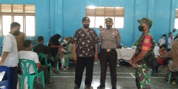 Akselerasi Percepatan Vaksinasi, Polsek Ukui dan Puskesmas Lakukan Peninjauan di Dua Desa