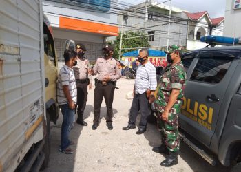 Polisi Kecamatan Pangkalan Kerinci Dapatkan 12 Pelanggar Prokes Saat Operasi Yustisi