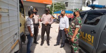 Polisi Kecamatan Pangkalan Kerinci Dapatkan 12 Pelanggar Prokes Saat Operasi Yustisi