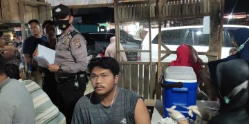 Percepatan Target Vaksinasi, Polsek Langgam Terus Lakukan Pengawalan