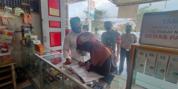 Polsek Pangkalan Kerinci Gelar Operasi Yustisi, Sasar Masyarakat Jalan Lintas Timur