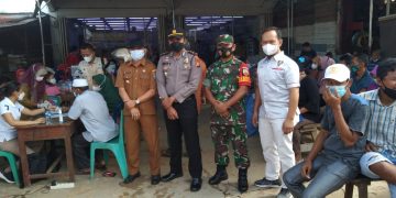 Kejar Target 70 Persen, Polsek Ukui dan Puskesmas Buka Gerai Vaksin