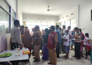 Polsek Langgam Terus Upayakan Percepatan Target Vaksinasi