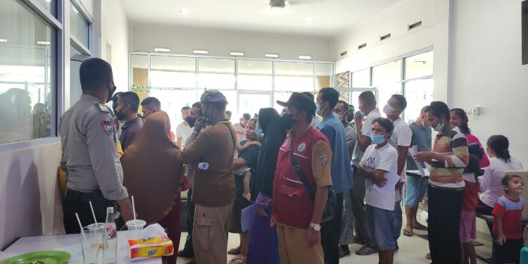 Polsek Langgam Terus Upayakan Percepatan Target Vaksinasi