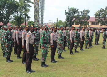 Siswa Dikmaba TNI AD dan DiktukBa Polri Kunjungi  Mako Satbrimob Polda Riau