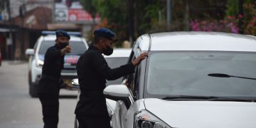 Brimob Polda Riau Gencar Ajak Masyarakat Untuk Vaksinasi, Sosialisasi di Medsos Hingga Turun ke Jalan