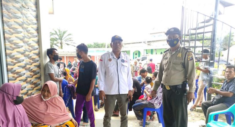 Gelar Vaksinasi Covid-19 di 4 Titik, Polsek Langgam Sasar 680 Orang