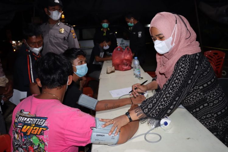 Update 19 Desember, Vaksinasi Covid-19 di Wilkum Polres Pelalawan Sasar 5.706 Orang