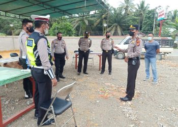 Kejar Percepatan Vaksinasi Covid-19, Kapolsek Kawal Pelaksanaan di Lima Lokasi