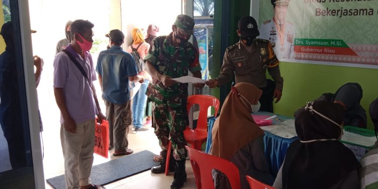 Polsek Kuala Kampar Data Masyarakat yang Sudah Divaksin