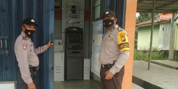 Hindari Aksi C3 dan Penyebaran Covid-19 di Wilkum, Personil Polsek Bunut Galakkan Patroli