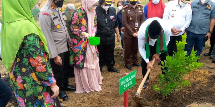 Polsek Pangkalan Kuras Lakukan Pengamanan Kunker Menteri LHK