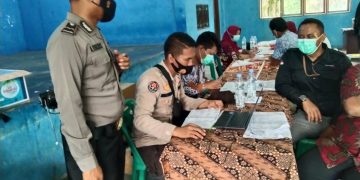 Kejar Target 70 Persen Vaksinasi, Polsek Ukui Lakukan Pemantauan di 3 Titik Lokasi