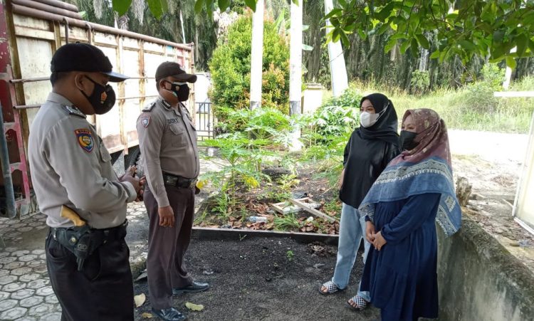 Polsek Kerumutan Minta Warga Terapkan Prokes