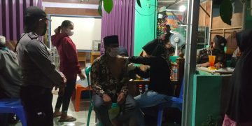 Polsek Pangkalan Kuras Data Masyarakat yang Sudah Vaksin
