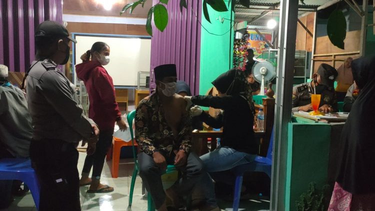 Polsek Pangkalan Kuras Data Masyarakat yang Sudah Vaksin
