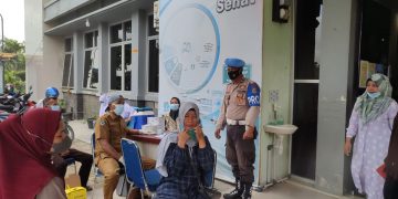 Update Harian Vaksinasi 20 Desember, Polsek Langgam Sasar 421 Orang