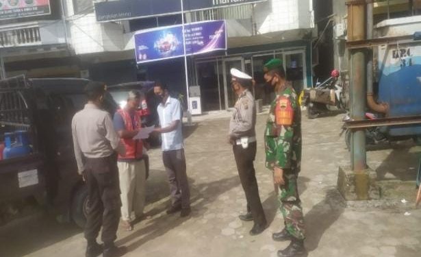 Operasi Yustisi Digelar Polisi di Jalan Lintas Timur Pangkalan Kerinci, Pelalawan